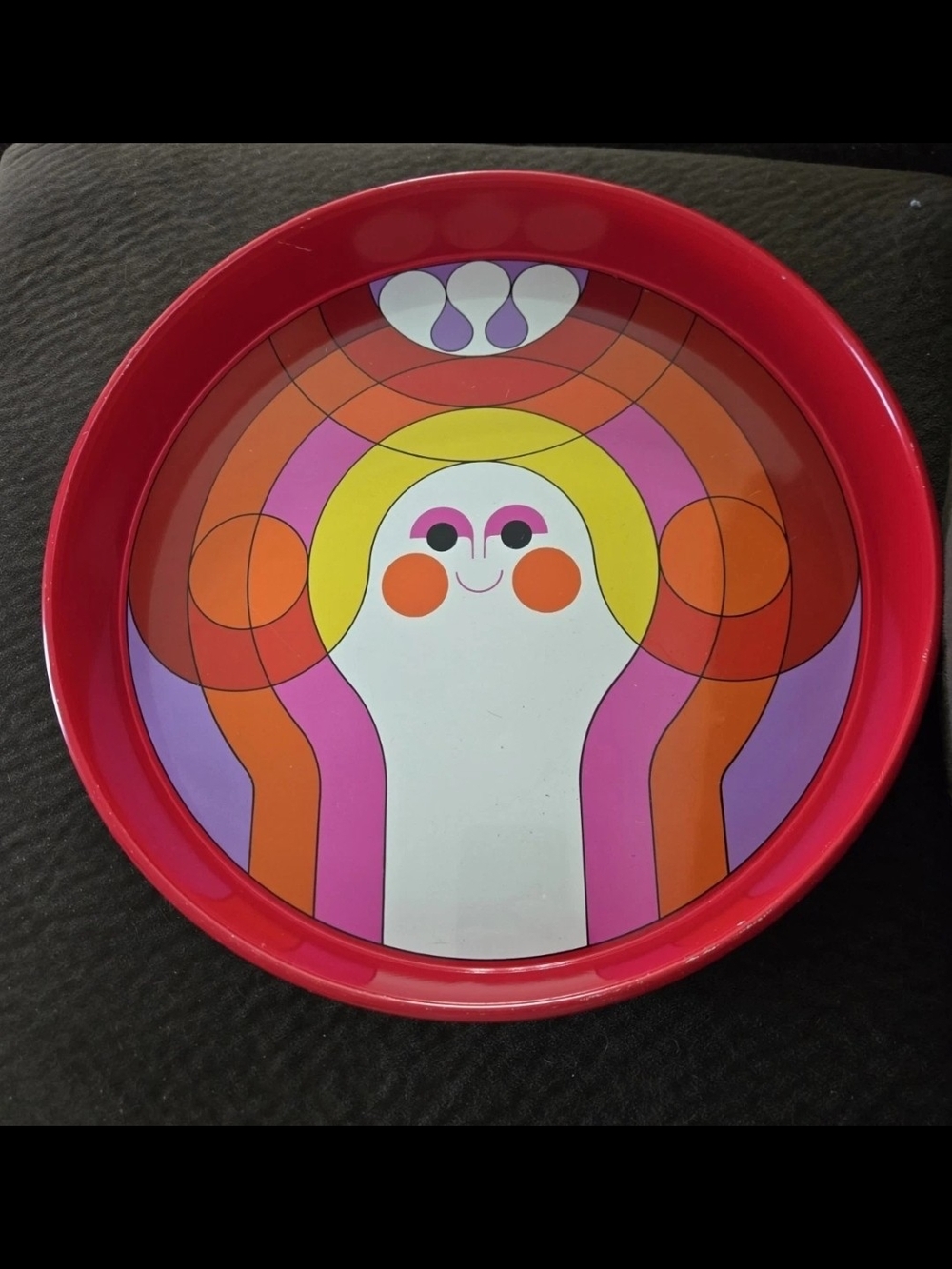 Vintage 1970s Smile Tray By Simel Spain